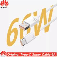 ราคา สายชาร์จเร็ว หัวเหว่ย 5A 6A Type C Cable ของแท้ 100 Huawei SuperCharge ของแท้ รองรับ Mate9 Mate9pro P10 P10 plus P20 P20 Pro P30 P30 Pro Mate20 20Pro ความยาว 1 เมตร (10340015713)