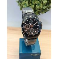 ราคา RHYTHM Quartz Japan นาฬิกาข้อมือสแตนเลสรมดำ รุ่นS1405S05 จับเวลาได้ เรืองเเสง แสดงวันที่ ดีไซน์ทันสมัย น่าใช้ ประกันศูนย์ (18855175607)