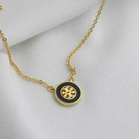 ราคา TORY BURCH 2023 ใหม่ ที่ทันสมัยในยุโรป และอเมริกาเคลือบด้วยสร้อยคอ ที่ทาด้วยมือโลโก้ tbclavicle ห่วงโซ่ภายในชั้นสูง (20676508628)
