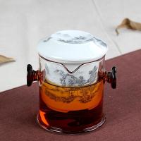 ราคา Glass Quik Cup Heat Resistance Borosilicate Porcelain Tea Sets with Filter Coffee Black Tea Pot Chinese Kung Fu Teaports Teacup (10555863392)