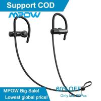 ราคา Mpow ต่ำสุด Global ราคาอย่างเป็นทางการ D4 หูฟังบลูทูธIPX6 กันน้ำหูฟังสำหรับเล่นกีฬา W MIC เสียง HD Secure Comfort Fit หูฟังโลหะสำหรับวิ่งวิ่งจ๊อกกิ้งขี่จักรยานการออกกำลังกาย (941290104)