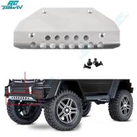 ราคา RCTOWN สแตนเลส TRX4ด้านหน้าแชสซีเกราะป้องกันแผ่นสำหรับ1 10 RC Crawler Traxxas TRX 4 G500 (16743975731)