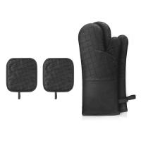 ราคา Non slip Thermal Insulation Gloves Insulation Pad Set Washable 260 C Heat Resistant Oven Baking Tool 2 Gloves 2 Insulation Pads (11969836979)