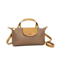 ราคา Longchamp bag New top grain cowhide handbag mini genuine leather hand held dumpling bag shoulder cross body mobile phone bag (20448757128)