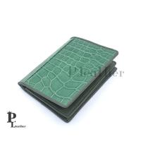 ราคา P leather Card holder bag กระเป๋าใส่บัตร หนังจระเข้แท้ กระเป๋าหนังแท้ บัตรเครดิต พร้อมส่ง กระเป๋าหนัง (9458616128)