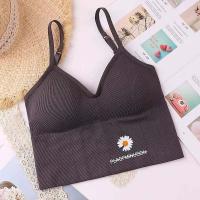 ราคา ส่งไว บรา บราดอกเดซี่ บราสปอร์ต สกรีนลายดอกไม้เดซี่ บราสวยเดี่ยว ปรับสายได้ (4538100931)