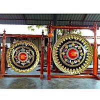 ราคา ฆ้องดังกังวาลขนาด80ซม ลายพิเศษแถมไม้ตีฆ้อง (10835585479)