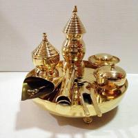 ราคา เชี่ยนหมากทองเหลือง ถาดสองชั้น 8 นิ้วครึ่ง (9131914512)