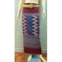 ราคา ผ้าถุงไหม ผ้าซิ่นไหม ผ้ามัดหมี่ฝ้ายย้อมคราม ผ้าทอเนื้อดี ลายน้ำไหล ขนาด 2หลา (1430702258)