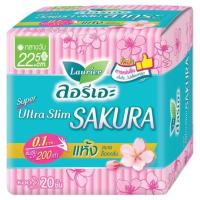 ราคา Laurier Super Ultra Slim Sakura ลอรีเอะ ซูเปอร์ อัลตร้า สลิม ซากุระ บางเฉียบ 0 1 ซม กลางวัน 22 5 ซม 20 ชิ้น 25 ซม 18 ชิ้น กลางคืน 30 ซม 16 ชิ้น (12758262201)