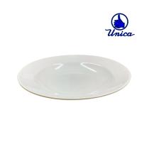ราคา 1ใบ จานเมลามีน จานทรงลึก 8นิ้ว จานกลม จานข้าว ตรามือ Unica Melamine Dinner Plate 8 Inch x 1 (19927632846)