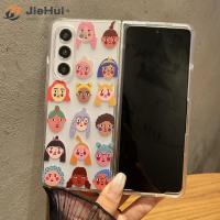 ราคา JieHui สำหรับ Samsung Z Fold5 PC Frosted White Dog tooth Expression Fashion Phone Case (20055678867)