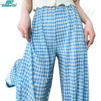 ราคา 2024New กางเกงถูกางเกงทรงปล่อยหลวมบางสำหรับผู้หญิงเอวสูงฤดูร้อนกางเกงขาม้า (19870115826)