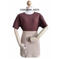 ราคา ป้ายแท้ My top เสื้อยืด ทวิสหลัง ผ้าสลาฟ E 142 CARDIGAN NISTA (19099686097)
