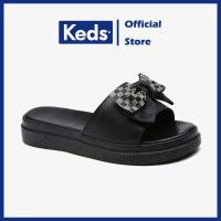 ราคา Keds รองเท้าแตะ Keds Women Bliss II Stripe สีดำ สีเบจ WF67520 (19667836160)