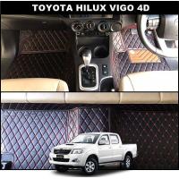 ราคา พรมปูพื้นรถยนต์6D TOYOTA VIGO 4ประตู พรม6D QX หนังหนานุ่ม เต็มคัน 3ชิ้น (5456984336)