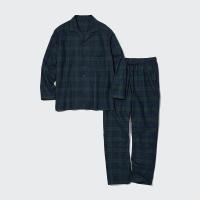 ราคา Taylormadejunct lindeberg Uniqlo ชุดนอนผ้าสักหลาดอัพเกรดใหม่สำหรับผู้ชาย แขนยาวเหมาะกับการใช้ในบ้าน 452359 UNIQLO (17925459494)