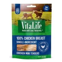 ราคา Vitalife Chicken Mini Tenders ขนมสุนัข อกไก่อบแห้ง 170กรัม และ 400กรัม ถุงซิป สำหรับสุนัขพันธุ์เล็ก และพันธุ์ใหญ่ ขนมสุนัข หอมๆกรอบๆ ช่วยขัดฟัน (7727061700)