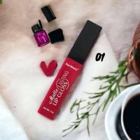 ราคา M 7949B ราคาส่ง ลิปแมท 1 แถม 1 KISS BEAUTY MATTE LASTING LIP GLOSS พร้อมส่ง (20333832321)