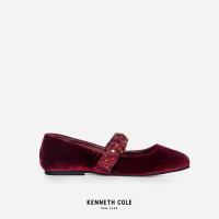 ราคา KENNETH COLE รองเท้าส้นแบนผู้หญิง รุ่น ELEMA JEWEL สีแดง FLT RL23EMJ03 605 (20903669807)