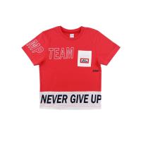 ราคา Chelsee เสื้อยืดคอกลม เด็กผู้ชาย รุ่น 127851 ลาย Never Give Up อายุ 3 11ปี ผ้า 100 Cotton ผ้านุ่ม เสื้อผ้าแฟชั่นเด็กโต (18214772510)
