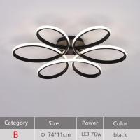 ราคา โคมไฟเพดาน Led ขนาดใหญ่ ลายดอกไม้ สไตล์นอร์ดิกโมเดิร์น สําหรับตกแต่งเพดาน ห้องนอน ห้องนั่งเล่น (19090835737)