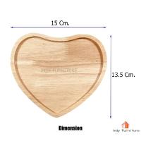 ราคา Indy Furniture ถาดไม้ ถาดไม้ใส่อาหาร ขนม จานผลไม้ รองแก้ว จากไม้แท้ธรรมชาติ (19509156943)