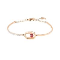 ราคา Swarovski Discount Rose Gold Round Beating Heart Bracelet Womens Crystal Bracelet SSY (20636684088)