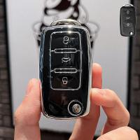 ราคา กล่องกุญแจ Volkswagen สำหรับ VW ฝาครอบกุญแจ Golf Polo Arteon passat beetle tiguan skoda พวงกุญแจสำหรับกุญแจรีโมท vw กล่องกุญแจพลิก vw (20386939359)