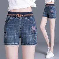 ราคา VTA เอวยางยืดกางเกงยีนส์ขาสั้นสำหรับผู้หญิงฤดูร้อนแสดงผอมบาง HM 111 (21243953405)