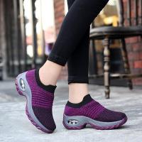 ราคา CODtianjia6731 Xiaoyulu Ready Stock Fashion Womens Casual Plus Size Breathable Slip ons Sneakers Running Fitness 35 42 (19710649484)