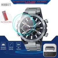 ราคา 2ชิ้น9H กระจกกันรอยหน้าจอสำหรับ Casio EDIFICE ECB 2000D 2000DC 2000PB HD ล้างนาฬิกาหน้าจอฟิล์มป้องกัน (16321850824)
