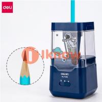 ราคา I Know Deli กบเหลาดินสอไฟฟ้ากบเหลาดินสอพกพาได้นักเรียนอุปกรณ์เหลาดินสอแห้งทำงานด้วยแบตเตอรี่ทนทานเครื่องเหลาดินสอที่จุปากกาขนาดใหญ่กล่องเก็บเศษ3โหมดความหนาของหัวปากกาปรับได้ผ่านชุดเครื่องเขียนป้องกันค