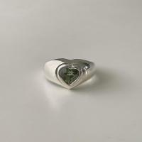 ราคา Winterwinter Jewelry Silver925 เครื่องประดับเงินแท้ เงินแท้925 แหวนเงินแท้ ทรงหนา พลอยแท้หัวใจใหญ่ สั่งทำ 7 14 วัน (15226032656)