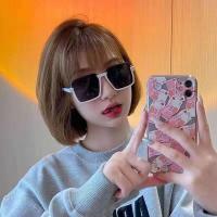 ราคา แว่นกันแดดของผู้หญิงย้อนยุคกรอบขนาดใหญ่แว่นตา Ins แว่นกันแดดของผู้หญิงสีดำชากรอบแว่นตาแว่นกันแดดเกาหลี (14369789848)