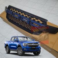 ราคา กระจังหน้า หน้ากระจัง มีไฟ ไม่มีไฟ LED 3 จุด รุ่น ฟอร์ด เรนเจอร์ FORD RANGER ปี 2022 2023 2024 สีดำด้านขอบน้ำเงิน ปี 2022 โลโก้ดำขอบน้ำเงิน FORD1 ชิ้น (18908715486)