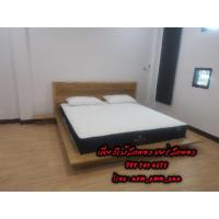 ราคา เตียงไม้สัก สไตล์โมเดิร์นญี่ปุ่น เพิ่มถาดหัวเตียงวางของ (20414303838)