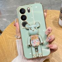 ราคา เคส Vivo V29 V27 5G เคส Vivo V29E เคส Vivo V27 Pro เคส กรณีพร้อมขาตั้งโทรศัพท์ ลูกอมรูปหมี (21231572348)