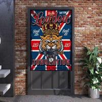 ราคา Fashion 2023 Wine Tattood Door Curtain for Girls with Rose and Skull Skeleton Separated Kitchen Bedroom Noren Decorative Curtain (19818889384)
