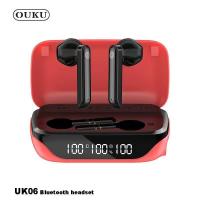 ราคา NEW OUKU UK06 หูฟัง หูฟังบลูทูธ หูฟังไร้สาย TWS dual monaural switching motion ชุดหูฟังตัดเสียงรบกวน พร้อมส่ง (15204203276)