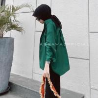 ราคา KEMEJA Linen SHIRT OVERSIZE SHIRT เสื้อโปโล เสื้อโปโล เสื้อเชิ้ตผ้าลินิน เสื้อเชิ้ตผู้หญิง เสื้อเชิ้ตผ้าลินิน OVERSIZE POCKET BASIC LINEN SHIRT (20593386681)