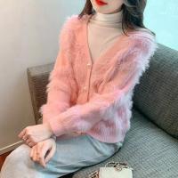 ราคา เสื้อคลุมผู้หญิงสไตล์ชาแนลเสื้อไหมพรมคอวีเรียบหรูดูแพงรุ่นยอดนิยมแบบใหม่ฤดูใบไม้ผลิและฤดูใบไม้ร่วงปี2023เสื้อคาร์ดิแกนผ้าถักขนมิงค์ (20496576932)