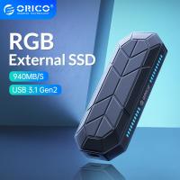 ราคา ORICO RGB ภายนอก SSD ฮาร์ดดิสก์ภายนอก256GB 256GB SSD USB 3 1 Gen2 Type C M 2 NVMe Solid State Drive RV500 (16475482286)