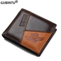 ราคา Gubintu หนังแท้ผู้ชายกระเป๋าสตางค์กระเป๋าใส่เหรียญซิปจริงกระเป๋าสตางค์หนังสำหรับผู้ชาย (434886587)