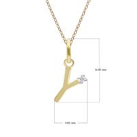 ราคา Gemondo จี้ทองคำแท้ 9 กะรัต 9K ตัวอักษร A B C D E F H J K M N O P R S T V W Y Z ประดับเพชรแท้ หรือ พลอยแท้ จี้ทองคำ จี้ทองแท้ จี้พลอย จี้พลอยแท้ จี้เพชรแท้ (12419385661)