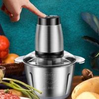 ราคา เครื่องผสมอาหาร ไฟฟ้า 3ใบมีด 2ลิตร เครื่องบดสับ เครื่องบดอาหาร เครื่องปั่นพริก เครื่องบด เครื่องปั่นอเนกประสงค์ (16927871507)