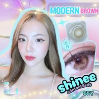 ราคา คอนแทคเลนส์ ขนาดกลาง Brown Gray Modern Shinee (20781243626)