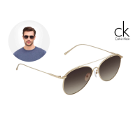 ราคา แว่นกันแดด CALVIN KLEIN SUNGLASSES ของแท้ รุ่น CK2163S ขนาด 59 16 145 mm สี NEUTRAL METAL BROWN ใส่สบายตามาก น้ำหนักเบา แว่นตากันแดดทรงนักบิน เข้าได้กับทุกรูปหน้า ป้องกันรังสี UV 400 กันแดดได้ 100 (21