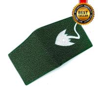 ราคา เก็บบัตรและเงินของคุณได้รวดเร็ว ด้วยกระเป๋าสตางค์หนังปลากระเบนแท้ สีเขียวเข็ม ดีไซน์มาสำหรับใส่เงิน บัตรเครดิต มาในขนาดกะทัดรัด (18878271866)