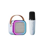 ราคา Hot selling Mini K12 karaoke แบบพกพา ลำโพงบลูทูธ TF AUX USB TF ลำโพงบลูทูธแบบพกพา ไมโครโฟนคู่ ลำโพงร้องคาราโอเกะ มีแสงไฟสีรุ้งสวย ลําโพง (21233081571)